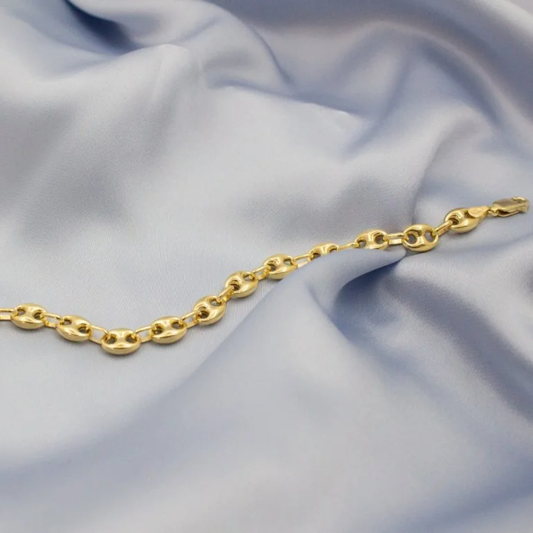 Puffed gucci link bracelet new arrivals